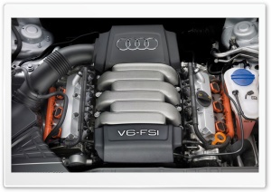 Audi V6 FSI Engine Ultra HD Wallpaper for 4K UHD Widescreen desktop, tablet & smartphone