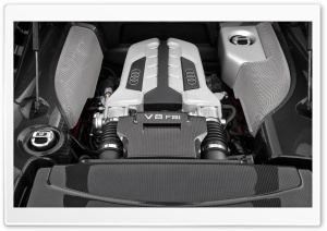 Audi V8 FSI Engine Ultra HD Wallpaper for 4K UHD Widescreen desktop, tablet & smartphone