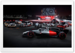 Audi's Racing History 4K UHD Wallpaper for Widescreen and UltraWide Desktop, UltraHD TV, Smartphone, Tablet