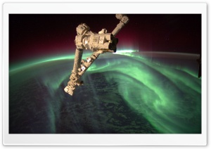 Aurora Australis - Nasa, International Space Station Ultra HD Wallpaper for 4K UHD Widescreen desktop, tablet & smartphone