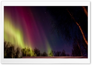 Aurora Borealis Rainbow Colors Ultra HD Wallpaper for 4K UHD Widescreen desktop, tablet & smartphone