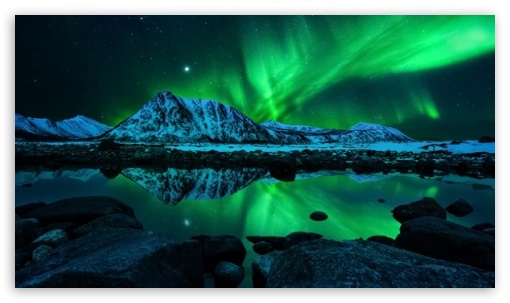 aurora borealis severnoe 4K UHD Background Wallpaper for UltraHD Desktop and TV : Smartphone and Tablet Devices