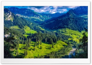 Austria Mountain Forest Landscape Ultra HD Wallpaper for 4K UHD Widescreen desktop, tablet & smartphone