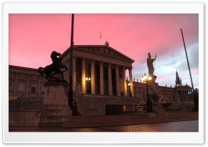 Austrian Parliament Building Ultra HD Wallpaper for 4K UHD Widescreen desktop, tablet & smartphone