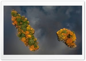 Autumn Islands 4K UHD Wallpaper for Widescreen and UltraWide Desktop, UltraHD TV, Smartphone, Tablet