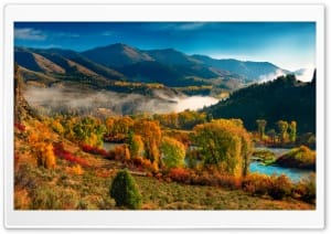 Autumn Landscape on the Snake River Idaho 4K UHD Wallpaper for Widescreen and UltraWide Desktop, UltraHD TV, Smartphone, Tablet