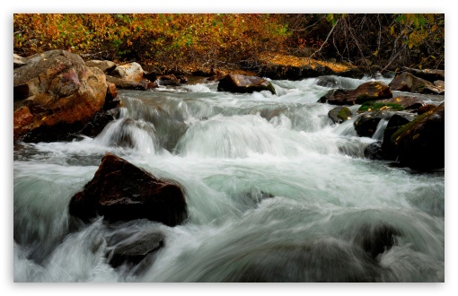 Autumn Mountain Creek UltraHD Wallpaper for HD 16:9 ; Widescreen 16:10 5:3 ; Fullscreen 4:3 5:4 3:2 ; Tablet 1:1 ; Mobile 3:5 3:4 ;