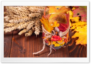 Autumn Rustic Decoration Ultra HD Wallpaper for 4K UHD Widescreen desktop, tablet & smartphone