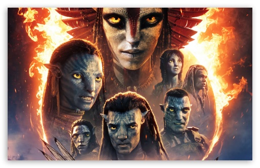 Avatar Fire and Ash Movie UltraHD Wallpaper for UHD 16:9 ; HD 16:9 ; Widescreen 16:10 5:3 ; Fullscreen 4:3 5:4 3:2 ; Tablet 1:1 ;