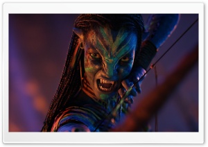 Avatar Fire and Ash, Neytiri 4K UHD Wallpaper for Widescreen and UltraWide Desktop, UltraHD TV, Smartphone, Tablet
