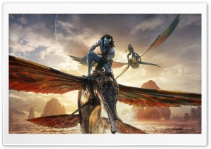 Avatar The Way of Water Jake and Neytiri Ultra HD Wallpaper for 4K UHD Widescreen desktop, tablet & smartphone