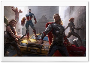 Avengers Assemble !!! Ultra HD Wallpaper for 4K UHD Widescreen desktop, tablet & smartphone