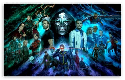 Avengers Doomsday Superhero Movie All Heroes and Cast UltraHD Wallpaper for UHD 16:9 ; HD 16:9 ; UltraWide 21:9 24:10 ; Widescreen 16:10 ;