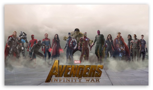 Avengers Infinity War 2018 Movie Fan Art UltraHD Wallpaper for 8K UHD TV 16:9 Ultra High Definition 2160p 1440p 1080p 900p 720p ; Mobile 16:9 - 2160p 1440p 1080p 900p 720p ;