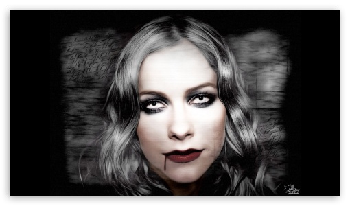 Avril Lavigne - my cutest vampire is back UltraHD Wallpaper for 8K UHD TV 16:9 Ultra High Definition 2160p 1440p 1080p 900p 720p ;