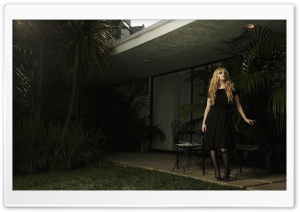 Avril Lavigne In Dress Black Ultra HD Wallpaper for 4K UHD Widescreen desktop, tablet & smartphone