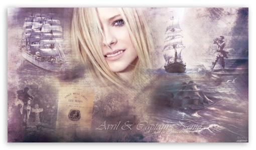 Avril Lavigne  Sailing ship UltraHD Wallpaper for 8K UHD TV 16:9 Ultra High Definition 2160p 1440p 1080p 900p 720p ;