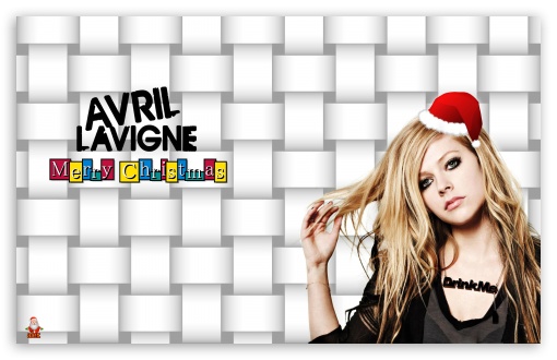 Avril Lavigne X'mas 001 UltraHD Wallpaper for Widescreen 16:10 ;