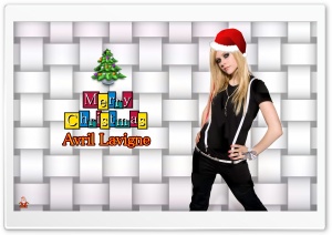 Avril Lavigne X'mas 002 Ultra HD Wallpaper for 4K UHD Widescreen Desktop, Lockscreen, Screensaver, TV, Tablet, Smartphone