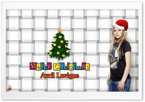 Avril Lavigne X'mas 003 Ultra HD Wallpaper for 4K UHD Widescreen Desktop, Lockscreen, Screensaver, TV, Tablet, Smartphone