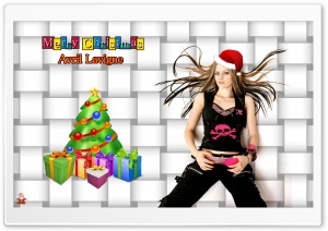 Avril Lavigne X'mas 005 Ultra HD Wallpaper for 4K UHD Widescreen Desktop, Lockscreen, Screensaver, TV, Tablet, Smartphone