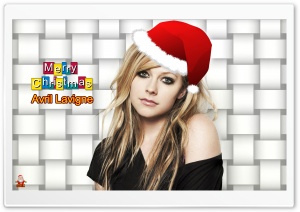 Avril Lavigne X'mas 007 Ultra HD Wallpaper for 4K UHD Widescreen Desktop, Lockscreen, Screensaver, TV, Tablet, Smartphone