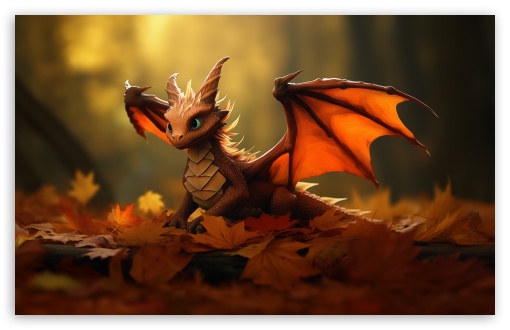 Baby Dragon, Autumn Leaves UltraHD Wallpaper for UHD 16:9 2160p 1440p 1080p 900p 720p ; 8K UHD TV 16:9 Ultra High Definition 2160p 1440p 1080p 900p 720p ; UltraWide 21:9 24:10 ; Widescreen 16:10 5:3 WHXGA WQXGA WUXGA WXGA WGA ; Fullscreen 4:3 5:4 3:2 UXGA XGA SVGA QSXGA SXGA DVGA HVGA HQVGA ( Apple PowerBook G4 iPhone 4 3G 3GS iPod Touch ) ; Tablet 1:1 ; Mobile 9:16 2:3 3:5 3:4 - ; Dual 4:3 5:4 3:2 UXGA XGA SVGA QSXGA SXGA DVGA HVGA HQVGA ( Apple PowerBook G4 iPhone 4 3G 3GS iPod Touch ) ;