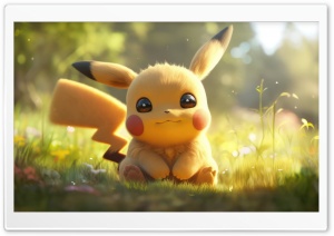 Baby Pikachu Ultra HD Wallpaper for 4K UHD Widescreen Desktop, Lockscreen, Screensaver, TV, Tablet, Smartphone