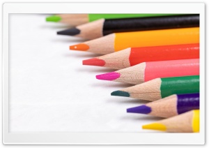 Back To School - Colorful Pencils Ultra HD Wallpaper for 4K UHD Widescreen desktop, tablet & smartphone