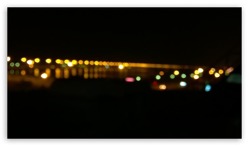 Bahrain bridge bokeh UltraHD Wallpaper for UHD 16:9 ; HD 16:9 ;