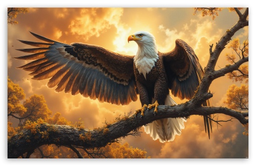 Bald Eagle UltraHD Wallpaper for Widescreen 16:10 ;
