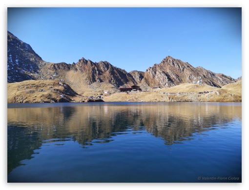 Balea Lake - Romania UltraHD Wallpaper for Fullscreen 4:3 ;