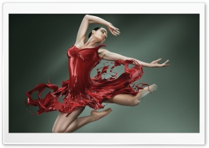 Ballerina Leap Ultra HD Wallpaper for 4K UHD Widescreen desktop, tablet & smartphone