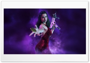 Ballerina Rising 4K UHD Wallpaper for Widescreen and UltraWide Desktop, UltraHD TV, Smartphone, Tablet