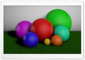 Balls in Grass Ultra HD Wallpaper for 4K UHD Widescreen desktop, tablet & smartphone