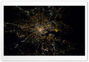 Baltimore, Maryland at Night - Nasa, International Space Station Ultra HD Wallpaper for 4K UHD Widescreen desktop, tablet & smartphone