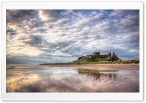 Bamburgh Castle Northumberland Ultra HD Wallpaper for 4K UHD Widescreen desktop, tablet & smartphone