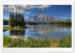 Banff Park Alberta Canada Trees Ultra HD Wallpaper for 4K UHD Widescreen desktop, tablet & smartphone
