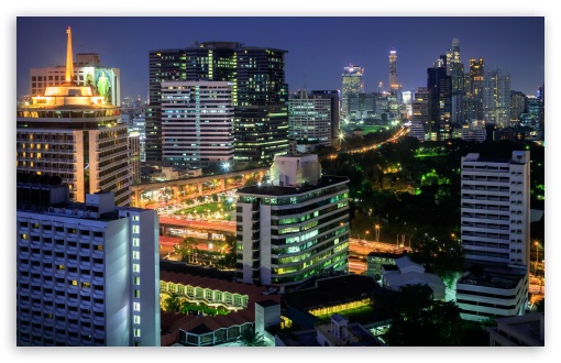 Bangkok Night UltraHD Wallpaper for UHD 16:9 ; HD 16:9 ; UltraWide 21:9 24:10 ; Widescreen 16:10 5:3 ; Fullscreen 4:3 5:4 3:2 ; Tablet 1:1 ; Mobile 9:16 9:19.5 9:20 10:16 2:3 3:5 3:4 ;