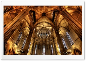 Barcelona Cathedral Ultra HD Wallpaper for 4K UHD Widescreen desktop, tablet & smartphone