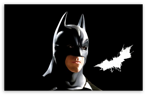 Download 8K Minimalist Batman Helmet Wallpaper