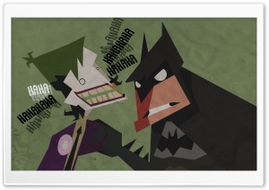 Batman And Joker Cartoon Ultra HD Wallpaper for 4K UHD Widescreen desktop, tablet & smartphone
