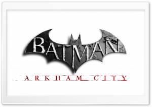 Batman Arkham City Official Logo Ultra HD Wallpaper for 4K UHD Widescreen desktop, tablet & smartphone