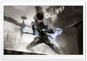 Batman Arkham Knight Nightwing Ultra HD Wallpaper for 4K UHD Widescreen desktop, tablet & smartphone