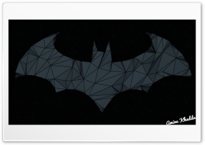 Batman Arkham Origins Low Poly Logo 2 Ultra HD Wallpaper for 4K UHD Widescreen desktop, tablet & smartphone