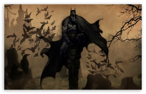 The Batman Cartoon Art, HD wallpaper