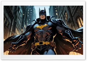 Batman Marvel Comics 4K UHD Wallpaper for Widescreen and UltraWide Desktop, UltraHD TV, Smartphone, Tablet