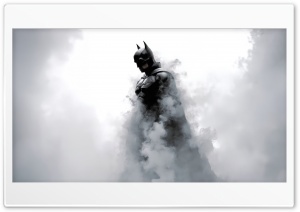 Batman Superhero in the Smoke 4K UHD Wallpaper for Widescreen and UltraWide Desktop, UltraHD TV, Smartphone, Tablet