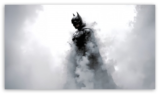 Batman Superhero in the Smoke UltraHD Wallpaper for UHD 16:9 ; HD 16:9 ;