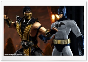 Batman V.S. Scorpion Ultra HD Wallpaper for 4K UHD Widescreen desktop, tablet & smartphone